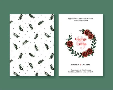 Beautiful vector card Stock Illustration