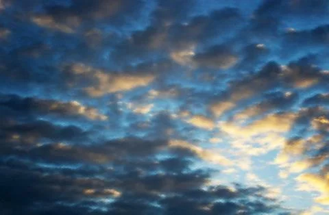 Beautiful vector cloudscape Illustration