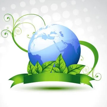 Beautiful vector earth Stock Illustration