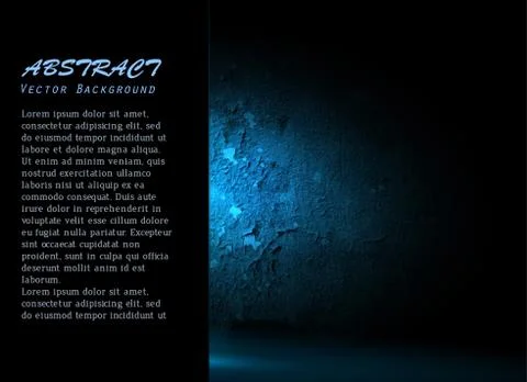 Beautiful vector frame with shining wall Stock Illustration