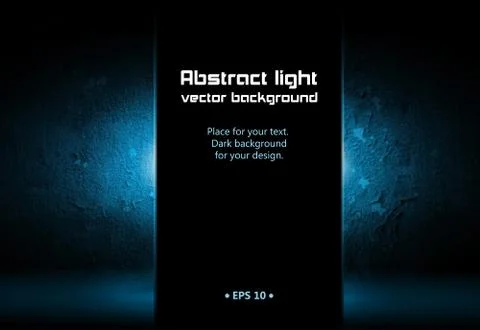 Beautiful vector frame with shining wall Stock Illustration