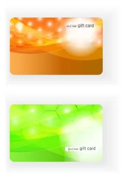 Beautiful vector gift card Stock Illustration