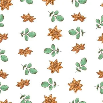 Beautiful vector seamless pattern with natural fresh blueberries. Bright blue Stock Illustration