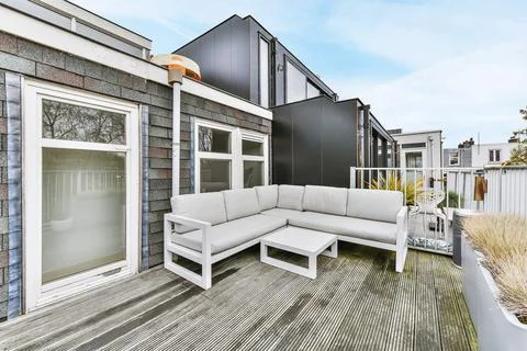 Beautiful veranda design Stock Photos