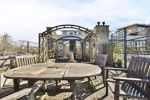 Beautiful veranda design Stock Photos