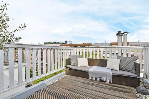 Beautiful veranda design Stock Photos
