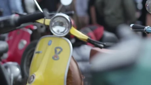 Beautiful Vespa Is Congo Stock Footage 221402758