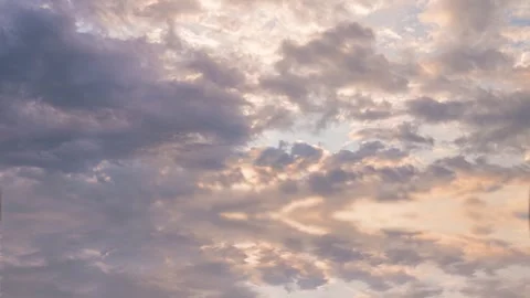 Beautiful vibes and sky with cloud in the morning. Good weather day Stock Footage 294500273