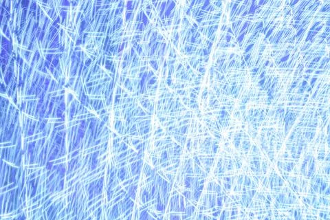 Beautiful vibrant view of many light particles sparking on light blue background Stock Illustration