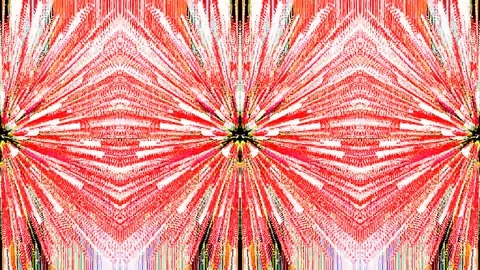 Beautiful video Abstract background 3D liquid lines horizontal in a multicolor Video stock 166978339