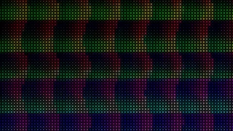 Beautiful video Abstract background 3D liquid lines horizontal in a multicolor Stock Footage 219549649