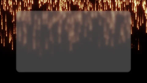 A beautiful video animation captures shining golden dust falling against a d Stock Footage 336502534