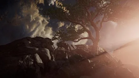 Beautiful view above cloudscape 스톡 일러스트