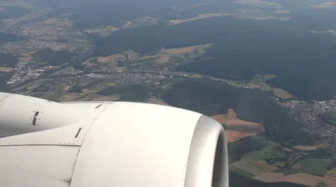 Beautiful view above the earth at the clouds below Stock Footage 40558144