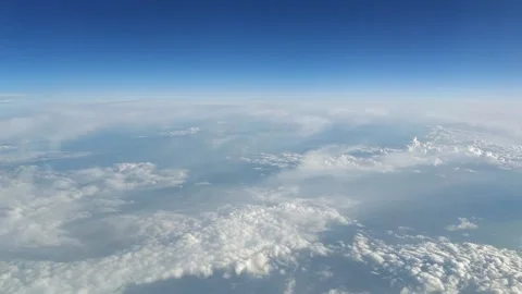 Beautiful view from Airplane Stock Footage 133641063