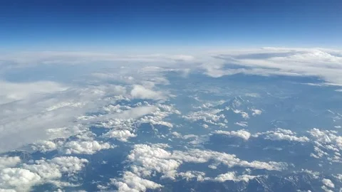 Beautiful view from Airplane 库存影片 133641887