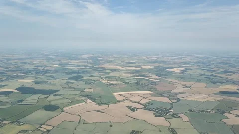 Beautiful view from Airplane 库存影片 133641905