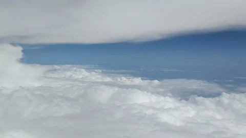 Beautiful view from Airplane Stock Footage 133641950