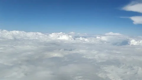 Beautiful view from Airplane Stock Footage 133643521