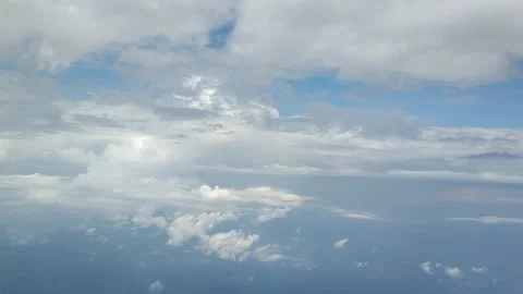 Beautiful view from Airplane Stock Footage 133643711