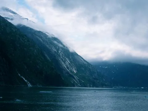 Beautiful View of Alaska Landscape Stock Photos
