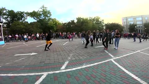 Beautiful view and scene of a dancing African American Stock-Footage 129767739
