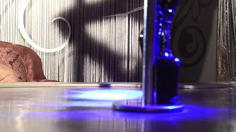 A beautiful view and a scene on striptease Stock-Footage 129764126