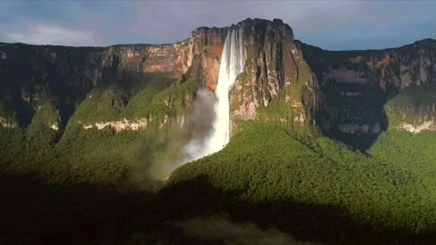 Beautiful view of Angel Falls Video stock 138037196