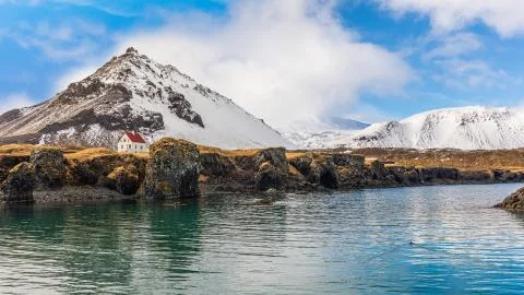 Beautiful View, Arnarstapi, Iceland Stock Photos