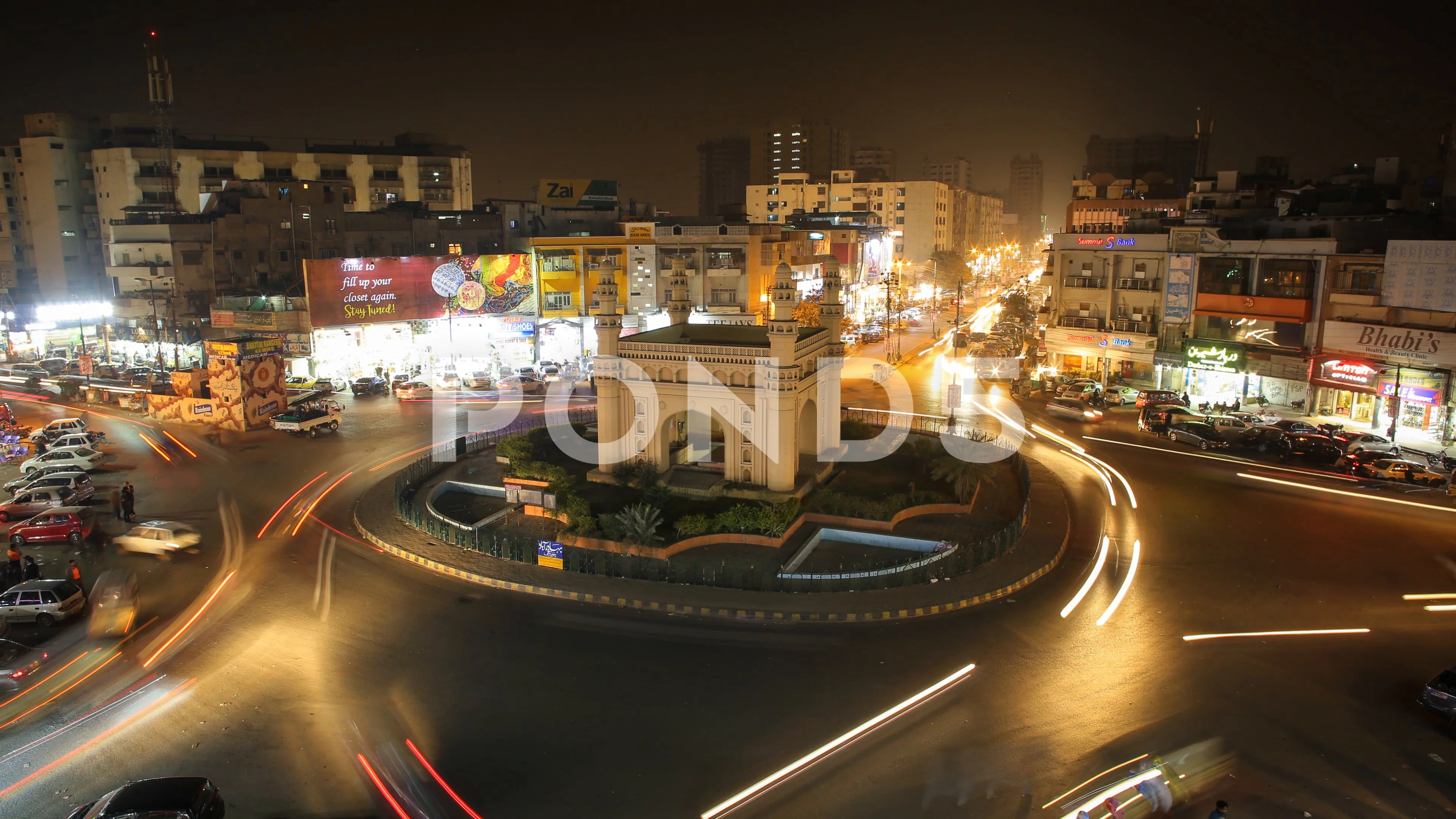 Beautiful View Of Bahadurabad Chorangi Stock Video Pond5