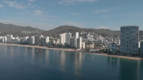 Beautiful view of the beach, aerial view of the beach 库存影片 147752089