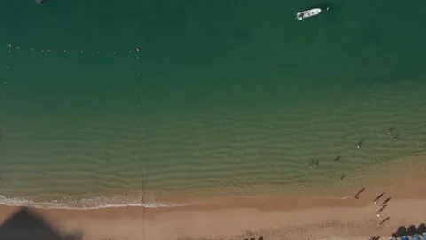 Beautiful view of the beach, aerial view of the beach 库存影片 147752841