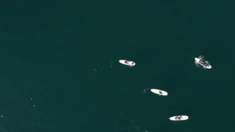 Beautiful view of the beach, aerial view of the beach 库存影片 147752989