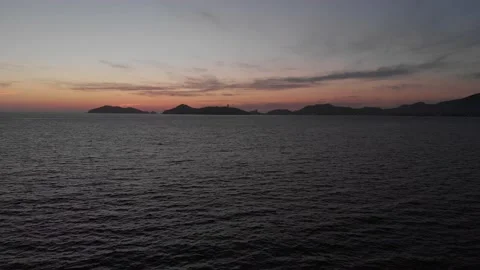 Beautiful view of the beach, aerial view of the beach, acapulco beach seen fr 库存影片 148181563