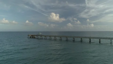Beautiful view of beach in Florida Video stock 289641119