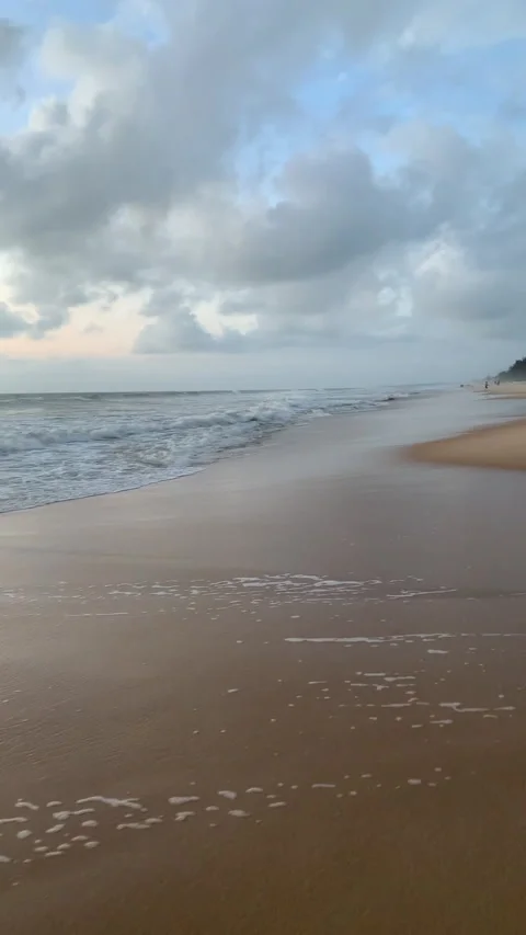 Beautiful view from the beach Stock Footage 288171896