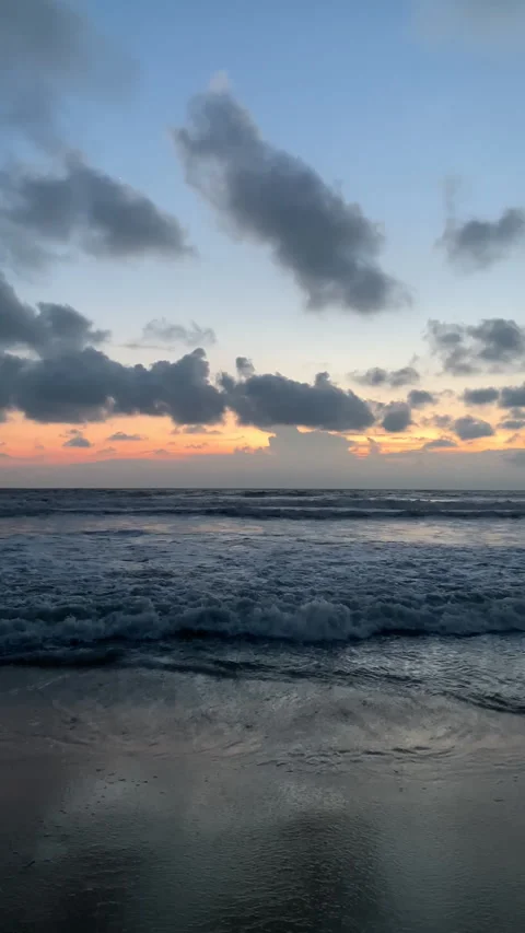 Beautiful view from the beach Video stock 288174370