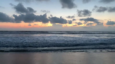 Beautiful view from the beach Video stock 288177383