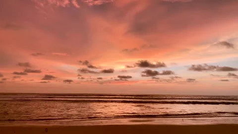 Beautiful view from the beach Video stock 289002621