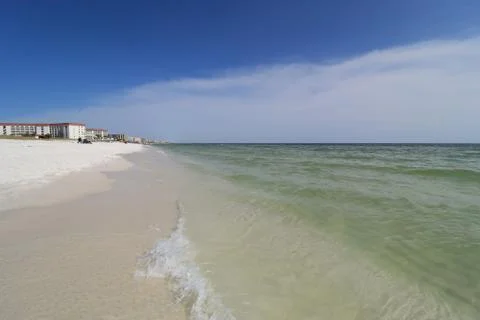 Beautiful view of the beach Stock Photos