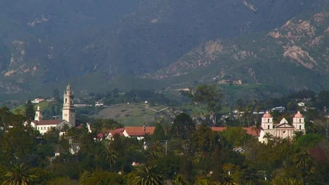 Beautiful View Of Building Towers From Santa Barbara Costa Rica Stock Footage 92381153