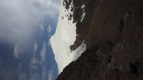 Beautiful view of Cayambe volcano in Ecuador Stock Footage 229704250