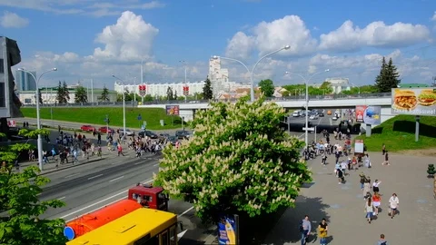 Beautiful view of the city Video stock 107881836