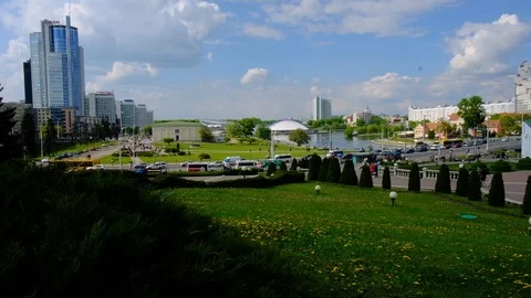 Beautiful view of the city Video stock 107882056