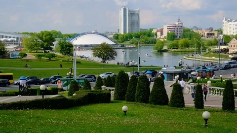 Beautiful view of the city Video stock 107882075