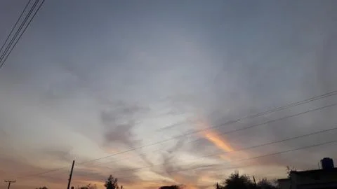 A beautiful view of cloud sky Foto stock