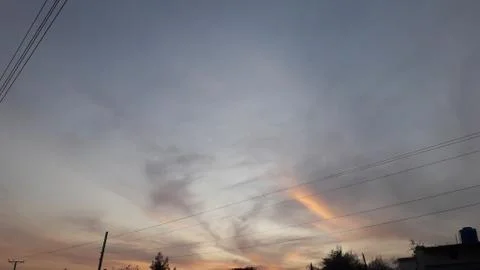 A beautiful view of cloud sky Stock Photos