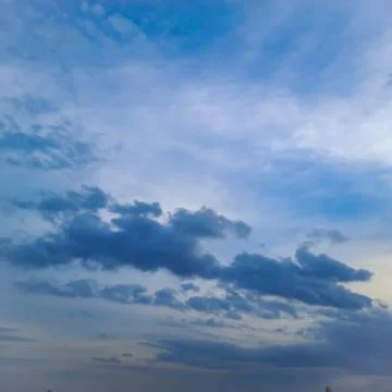 Beautiful view of clouds pattern in blue color eyeopener for best imaginary b Stock Photos