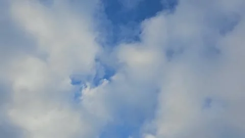 Beautiful View Of Cloudy Sky Stock Footage 295352096