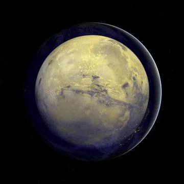 Beautiful view of earth from space. Elements of this image furnished by NASA 스톡 사진